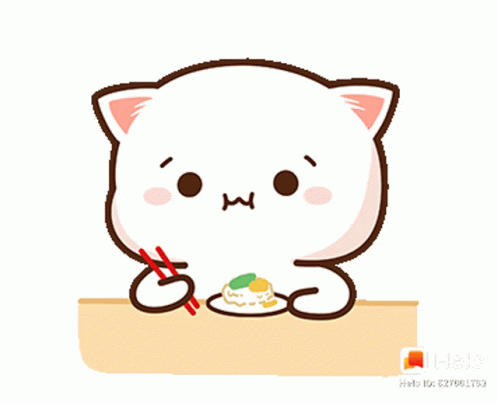 Eating cat